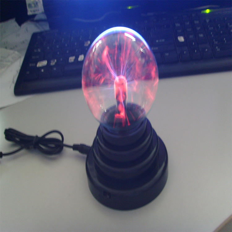 Factory direct sales of 3-inch, 4-inch and 5-inch plasma lightning balls, usb magic lamps, electrostatic night lights, magic electrostatic ion balls, home party room atmosphere rendering details Picture