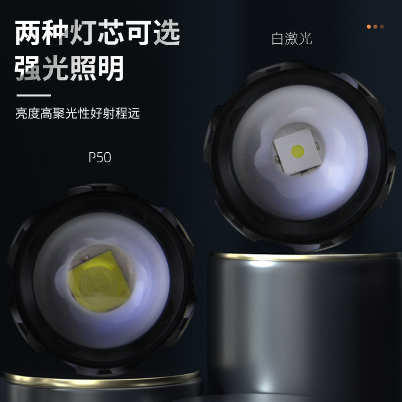 The new high-power P50 headlamp from Pailide features a strong zoom and is made of aluminum alloy for outdoor night fishing and cycling. There are multiple options available Application Scenario