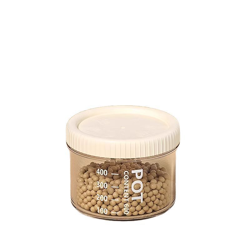 Plastic sealed cans for grains and cereals, kitchen storage, food-grade transparent cans and boxes, snack and dry tea storage cans Item Picture