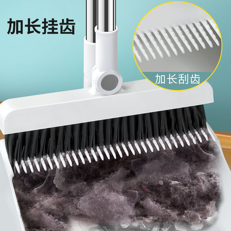 Good quality household brooms. Folding broom and dustpan set. A lazy person's wonder. Broom combination. No hair stains when sweeping Specification image