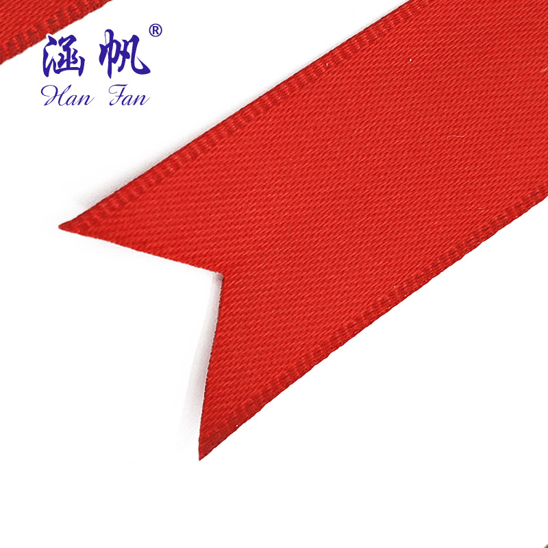 Customized slicing, diagonal cutting, flat cutting, dovetail cutting, ribbon, polyester ribbon, gift, gift decoration ribbon, customizable printing Specification image