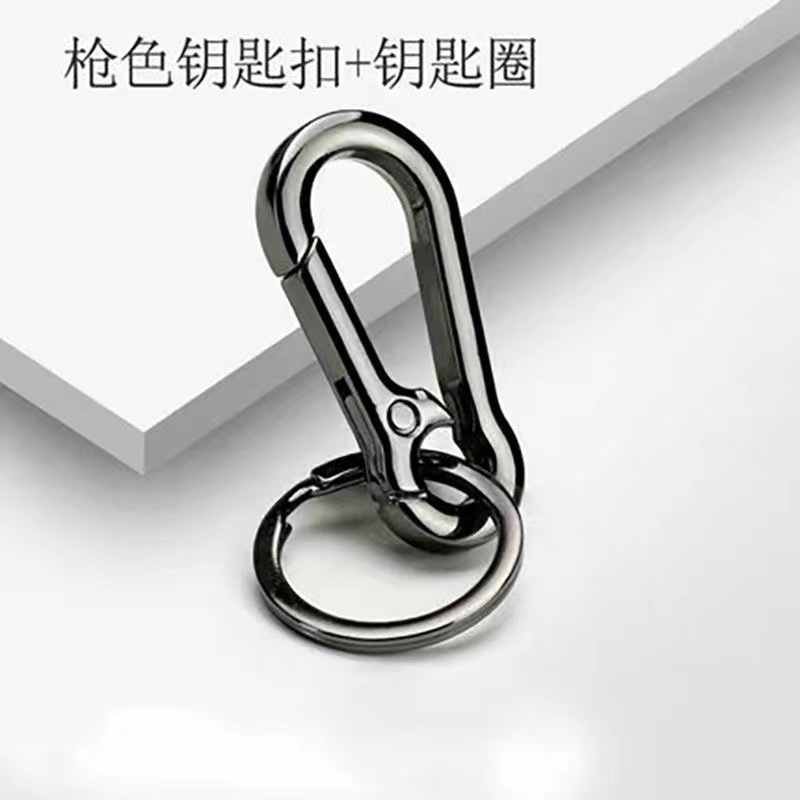 Key chain alloy stainless steel car ring, high-end men's and women's creative waist buckle, safety anti-loss key buckle factory direct sales Application Scenario