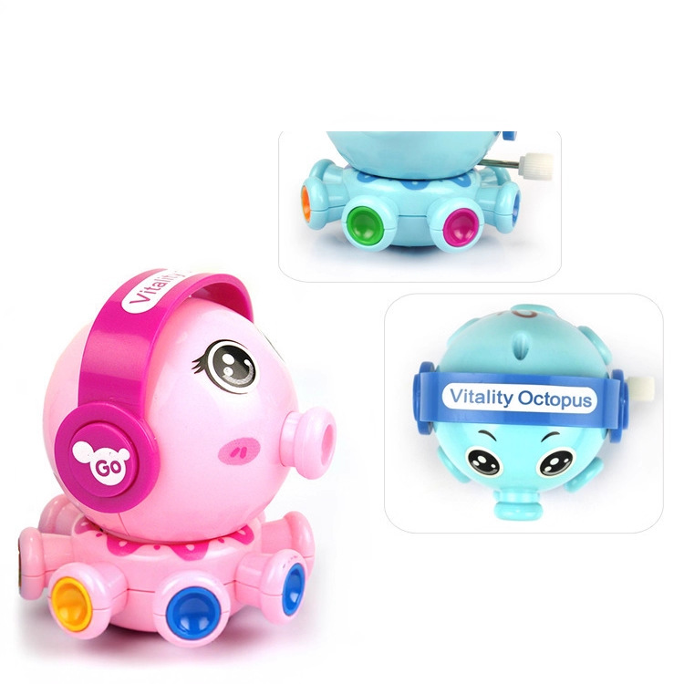 Wholesale of chain-up little octopus wind-up toys, rotating fun, Dudu little octopus chain-up octopus toys Specification image