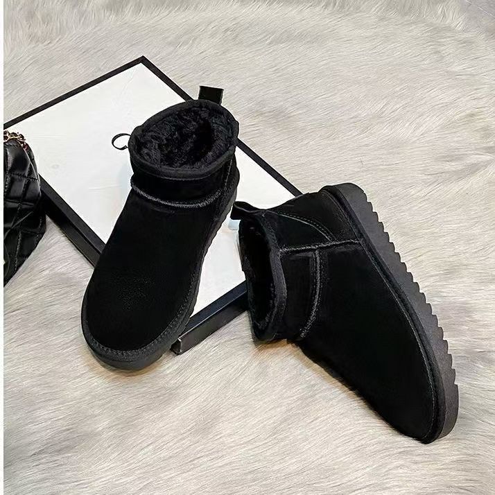 雪地靴/女高跟短靴/女士防水徒步鞋/鞋子/雪地鞋细节图