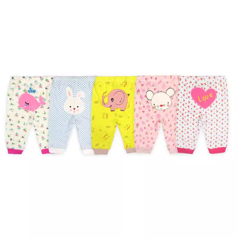 Source factory export wholesale European and American cotton baby pp trousers, men's and women's mosquito repellent trousers, spring and summer cartoon 5-piece bags Application Scenario