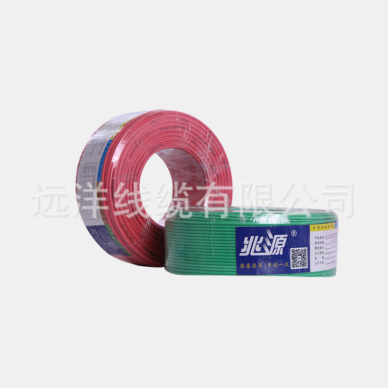 Customized Processing Of Zhaoyuan Brand National Standard Bv Flame-Retardant Wire 1.52.54 Square Copper Core Cable Is Flame-Retardant And Safe Application Scenario