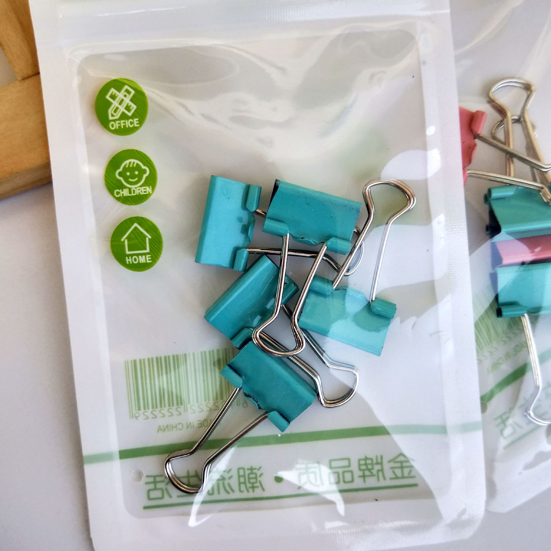 长尾夹 元店袋装长尾夹5个装长尾夹办公学生用品赠品礼品