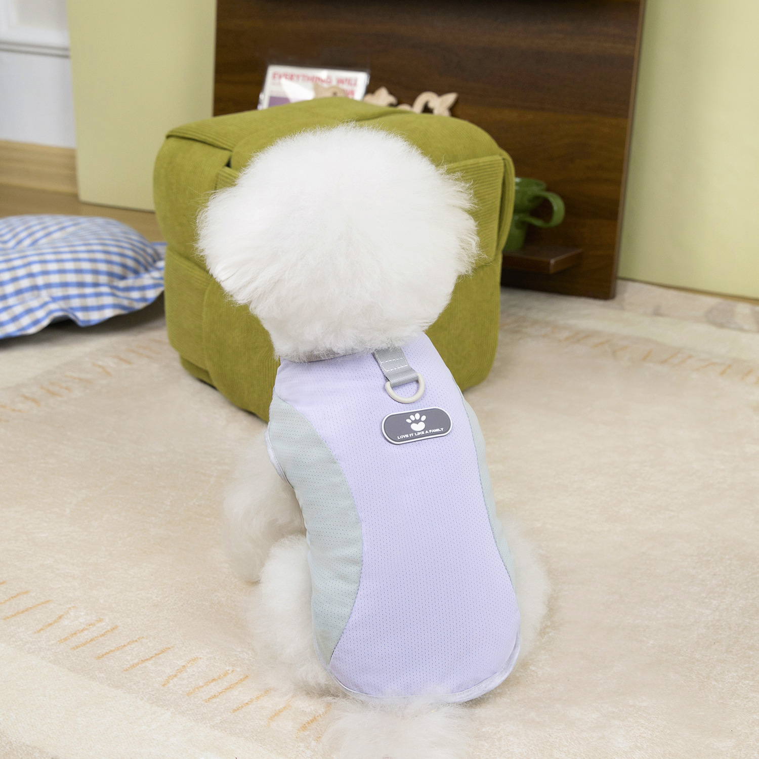 New pet clothing for dogs, thin ice silk mesh vests for spring and summer Specification image