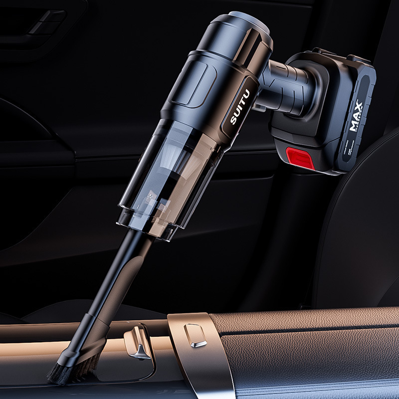 Cross-border car wireless handheld vacuum cleaner, mini household, super powerful suction, car products, portable small suction details Picture