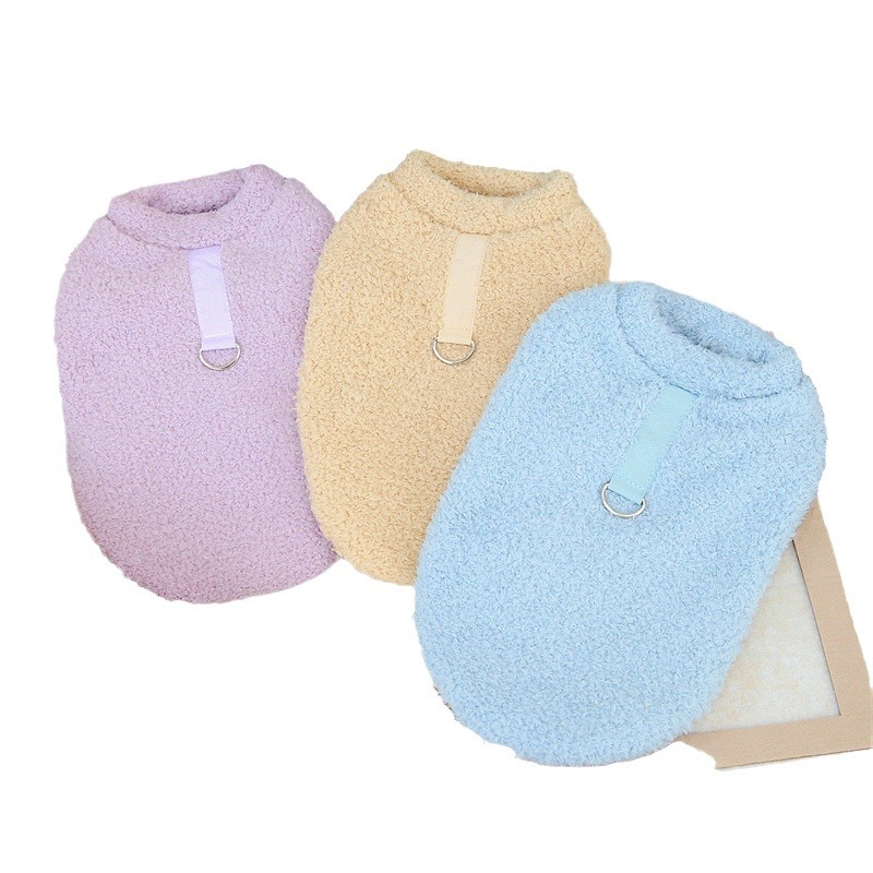 24 otoño invierno nuevo perro tractable marca de moda nublado peluche peluche oso gato pet ropa fabricante en stock Item Picture