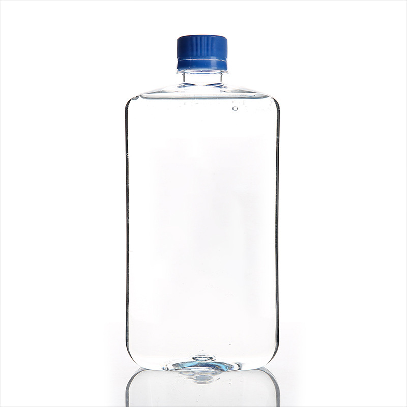 Personalizado 500ml PET transparente pequeña boca botella de plástico con tapa botella dividida pegamento líquido invisible botella vacía al por mayor Item Picture