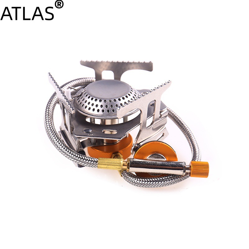 Portable one-piece gas stove for outdoor camping, camping and cooking, high-altitude stove with electronic ignition Specification image