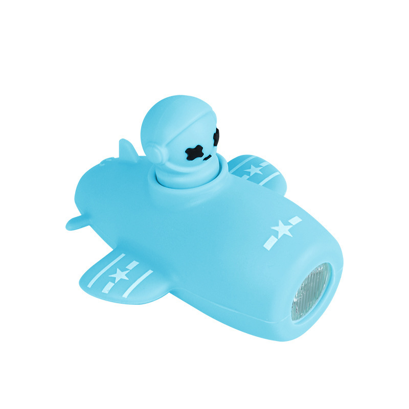 CYGM-2212 rechargeable bicycle headlight, aircraft horn headlight, high-brightness night ride, children's night mountain road bicycle riding light, riding equipment bell Item Picture