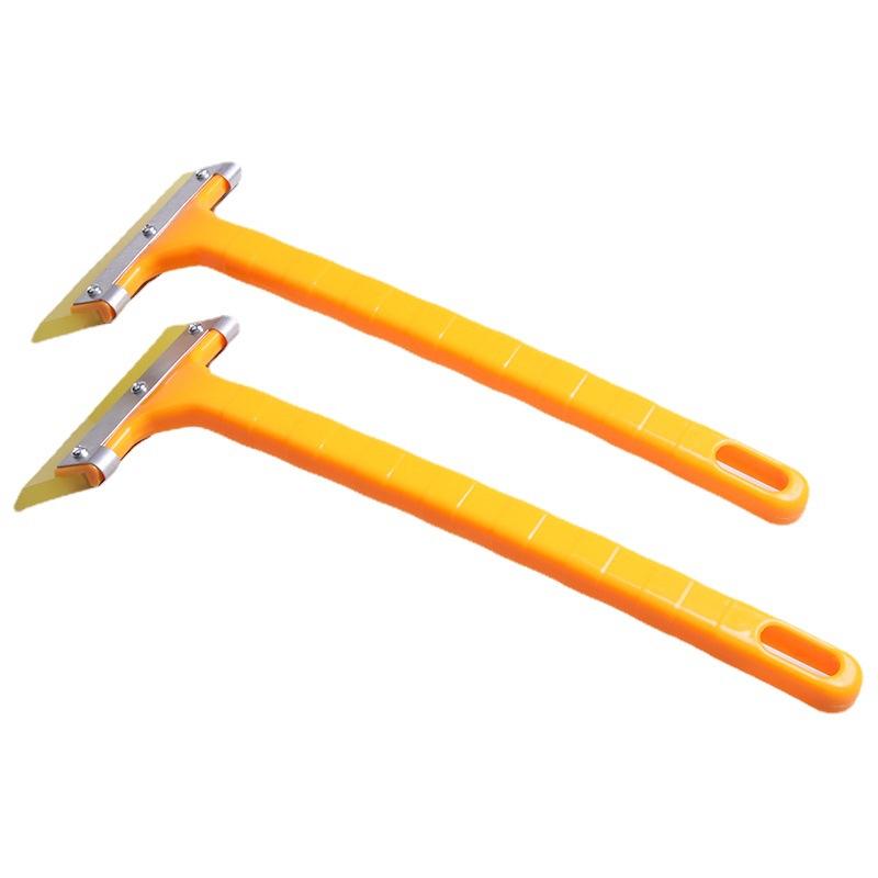Long-handled ox tendon wiper, film application, snow scraper, glass cleaning tool, 8cm thick plate R-3107A car window Item Picture