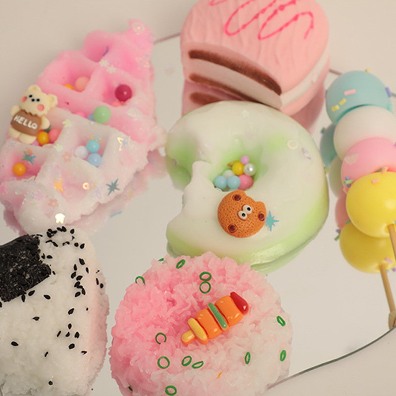 Cartoon Kneading Fun simulation food play kneading fun styles interesting and fun stress-relieving and venting toys for children wholesale Specification image