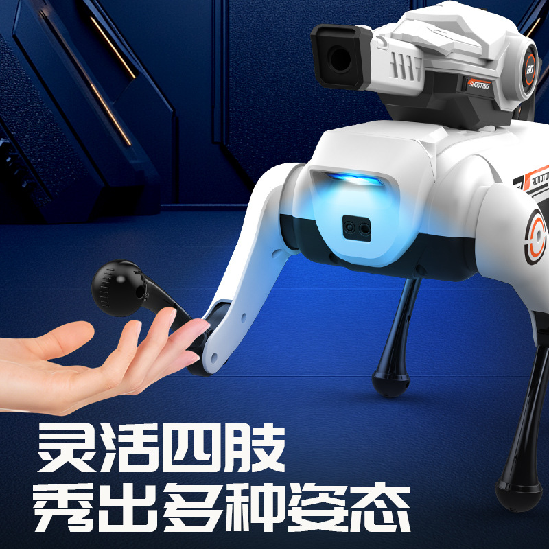 YDJ's new smart sensing voice-controlled interactive mechanical dog can fire water bombs as a birthday gift for boys Application Scenario