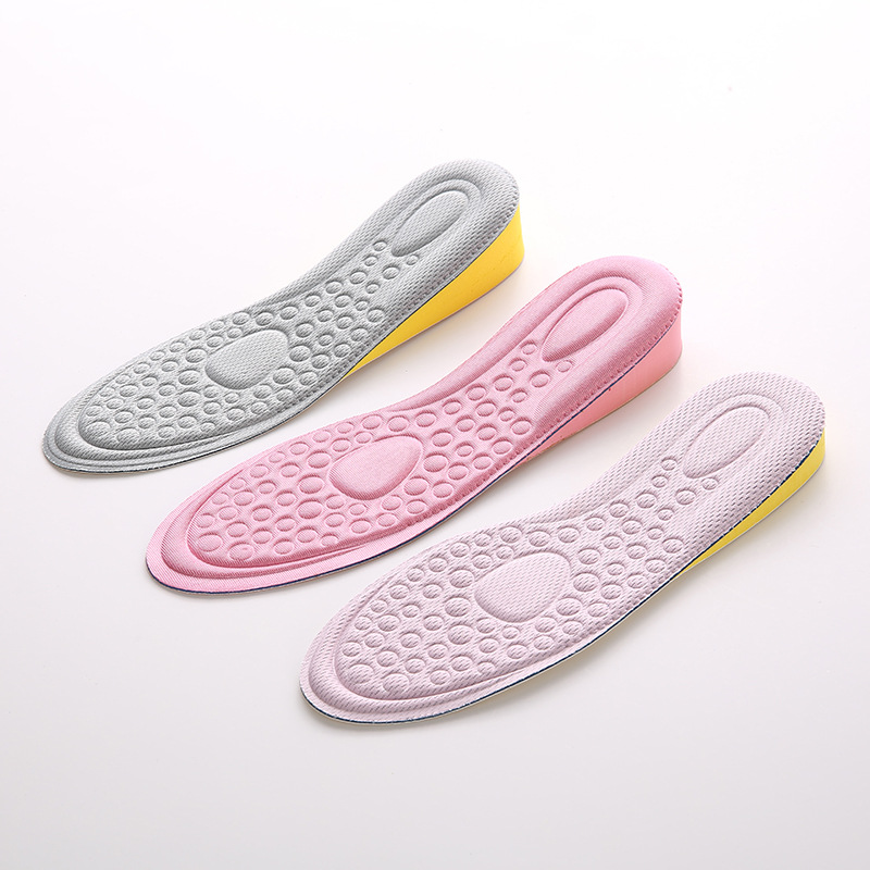 Factory direct sales EVA inner height-increasing insoles, soft soles, comfortable, full insoles for both men and women, breathable, invisible, full-foot height-increasing insoles full figure