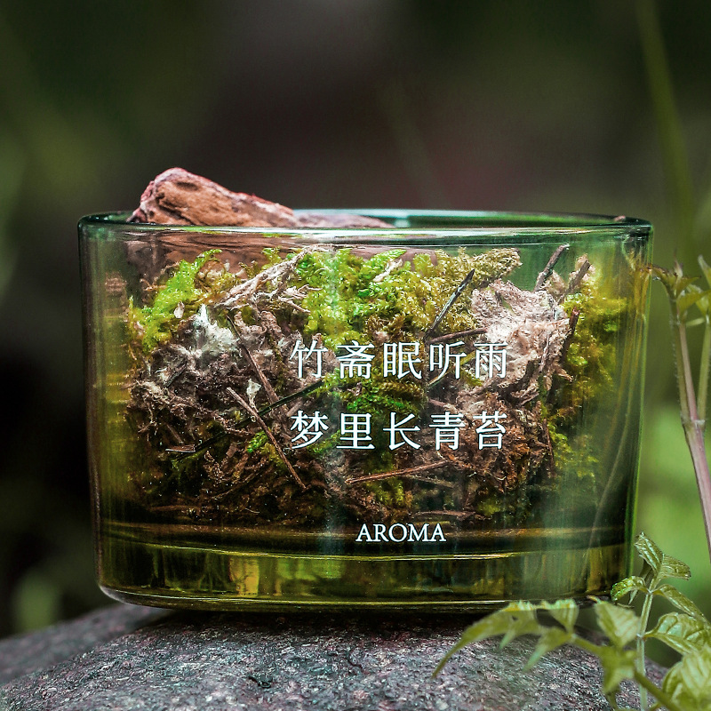 Dreamy Moss Diffuser Cup Aromatherapy Decoration, Creative diffuser essential Oil, Dragon Boat Festival Gift Aromatherapy decoration Specification image