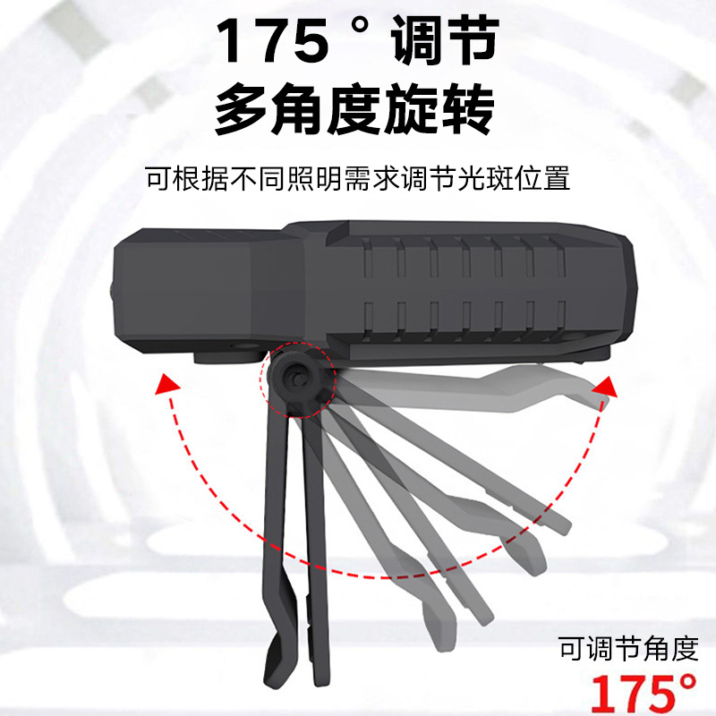 Waterproof night fishing light, outdoor led lamp, strong head, wearable, ultra-bright, long battery life, charging, intelligent sensor headlamp details Picture