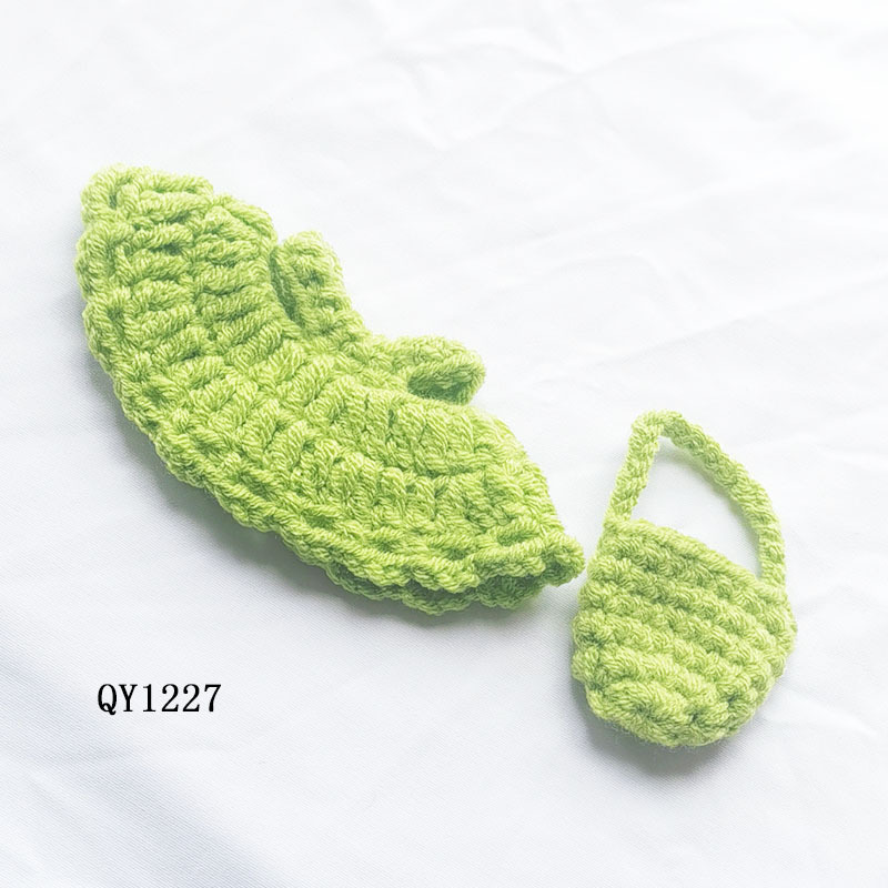 现货手钩玩具换裝衣服吊带裙背包换装DIY手钩毛衣