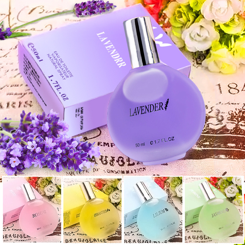 زجاجة ماء أرجواني معطر أنيق، سيدة عطر معبأة Specification image