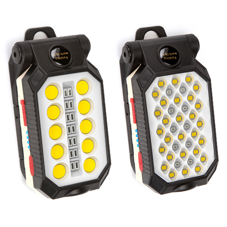Cross-border new cob flashlight, USB charging with magnet, repair light, emergency light, camping light, led work light Item Picture
