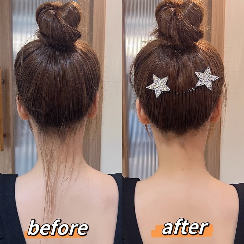 Star Hair Clipping and Styling Magic Tool: Hair clipping comb, Hair Band, Children's Hair Clip, Women's back of the head clip, headwear, Hair clip details Picture