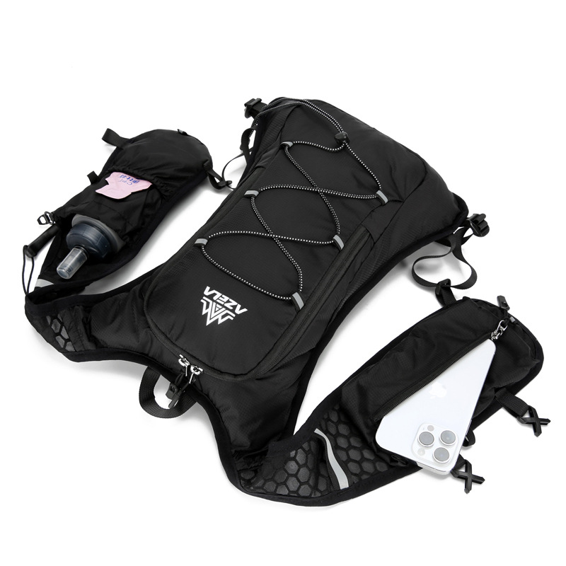 Azela outdoor vest bag, mountain bike riding backpack, mountaineering sports bag, hiking water bag, backpack Application Scenario