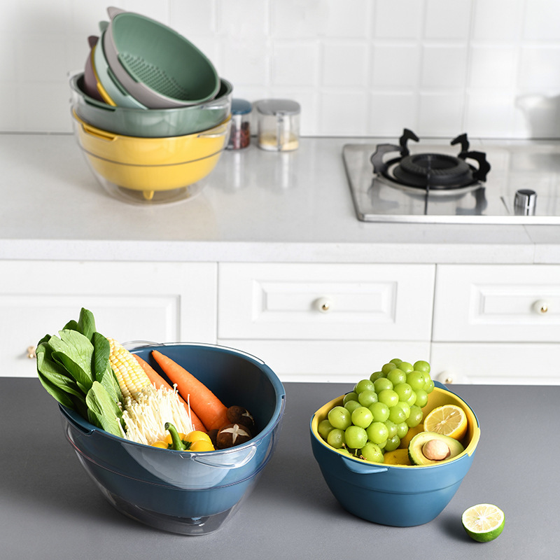 沥水篮、盆实物图