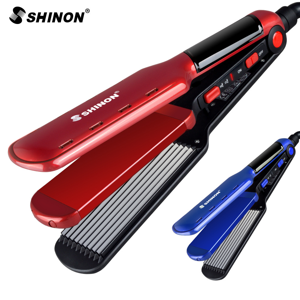 Wholesale of Amazon's best-selling dry and wet dual-purpose 2-in-1 hair curlers, hair curling rods, dual-purpose hair straightening devices, and hair straightening irons Application Scenario