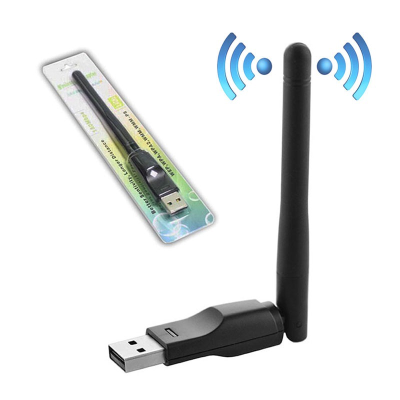 محول الشبكة WiFi WiFi WiFi لشبكة الاتصال اللاسلكي (RT8188) RT8188 كود صغير من أقراص كاUSB)
