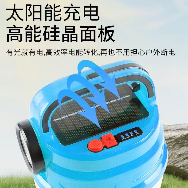 Cross-border outdoor bulb lights, street stalls, night markets, portable solar usb charging multi-functional camping lights, emergency led lights Specification image