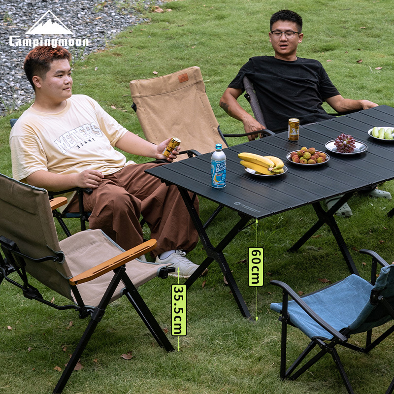 Moon Chair Outdoor Folding Table Camping Set, portable and lightweight outdoor products, suitable for camping scenarios Specification image