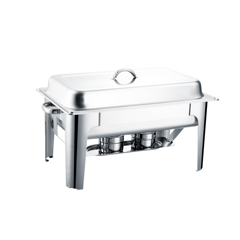 Rectangular buffet stove with heat preservation and electric heating, multi-functional buffet stove, stainless steel, specially designed for hotels