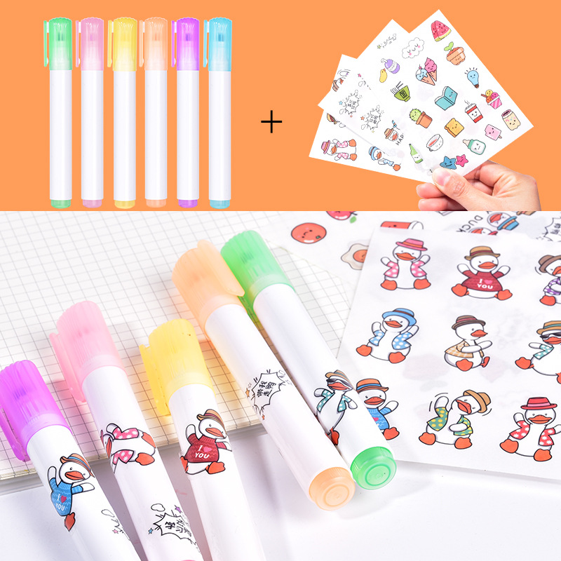 Wholesale of Weiya Hui high-capacity DIY highlighters 093 planner highlighters details Picture