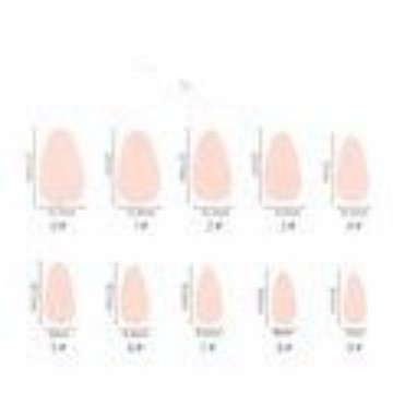 St. Patrick's Day nail dressing Nail Sticker Green rhinestone heart four-leaf clover press on nail Item Picture
