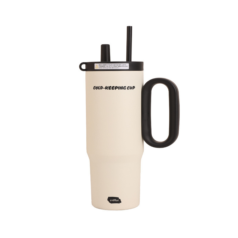 暮色冰霸保温杯加厚女生大容量水杯家用不锈钢杯子便携学生吸管杯详情图5