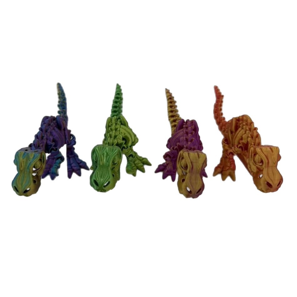 3D-printed one-piece skull Tyrannosaurus rex with freely movable joints, a large-mouthed dinosaur Item Picture