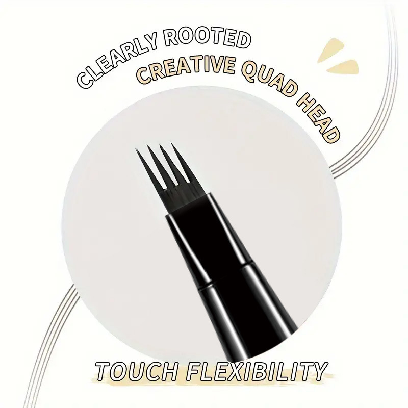 【 Cross-border Exclusive 】QICIY four-fork Eyebrow pencils are waterproof and do not smudge easily. Wholesale of eyebrow pencils, eye makeup, and other cosmetics Application Scenario