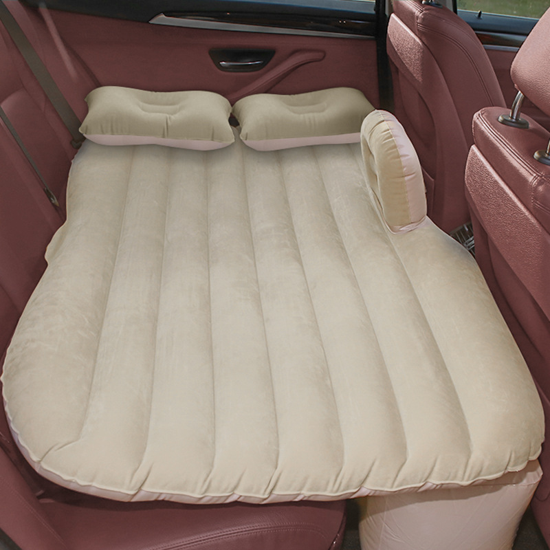 Interior products: Folding car inflatable bed, PVC flocked car inflatable mattress, SUV in-car travel inflatable bed Application Scenario