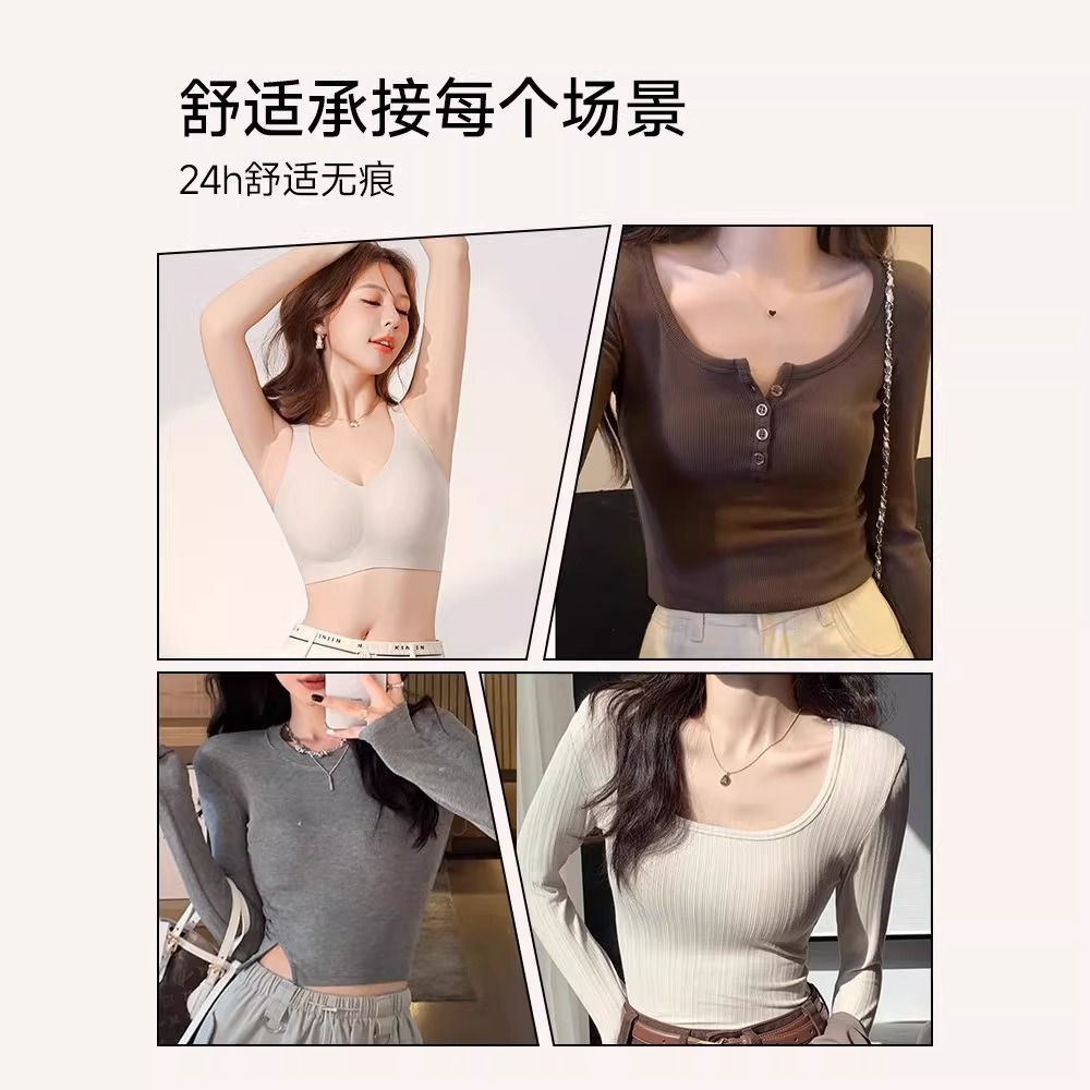 Large-sized, petite lingerie for women, full-cup, thin, anti-sagging, breast reduction, no trace, large-sized, shaping bra for plump girls, summer Item Picture