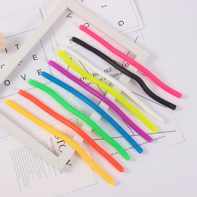 厂家供应 减压面条绳 6色可选 儿童弹力绳玩具 发泄详情图2