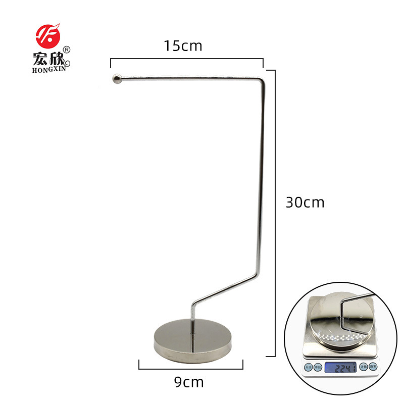 Cross-border curved pole, metal stainless steel desktop flagpole, office desk, conference table, small red flag, decorative flag Application Scenario