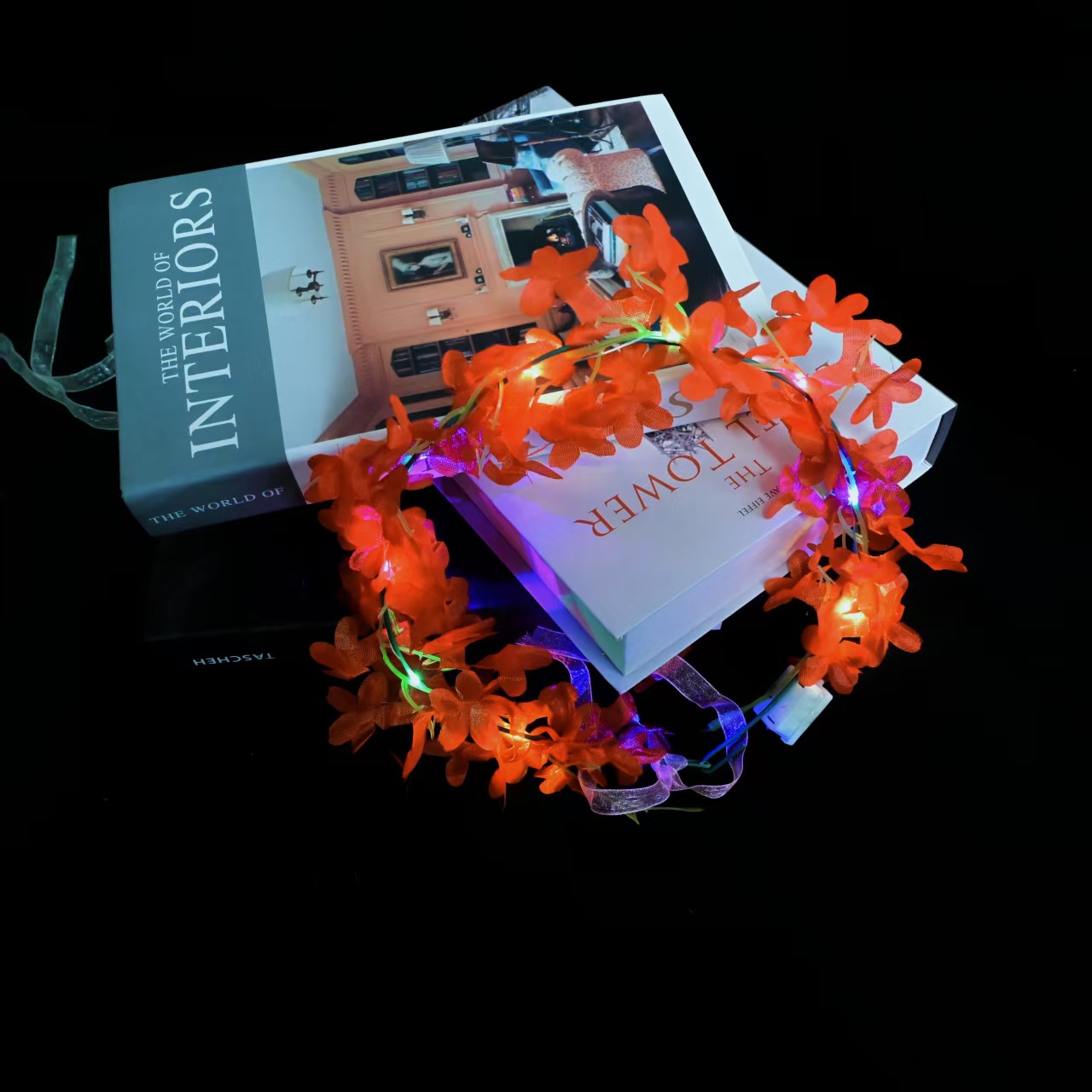 New best-selling forest-themed lilac flower garlands, garland headwear, luminous toys, children's scenic spots, photo spots, night markets, fairy sparkle Application Scenario