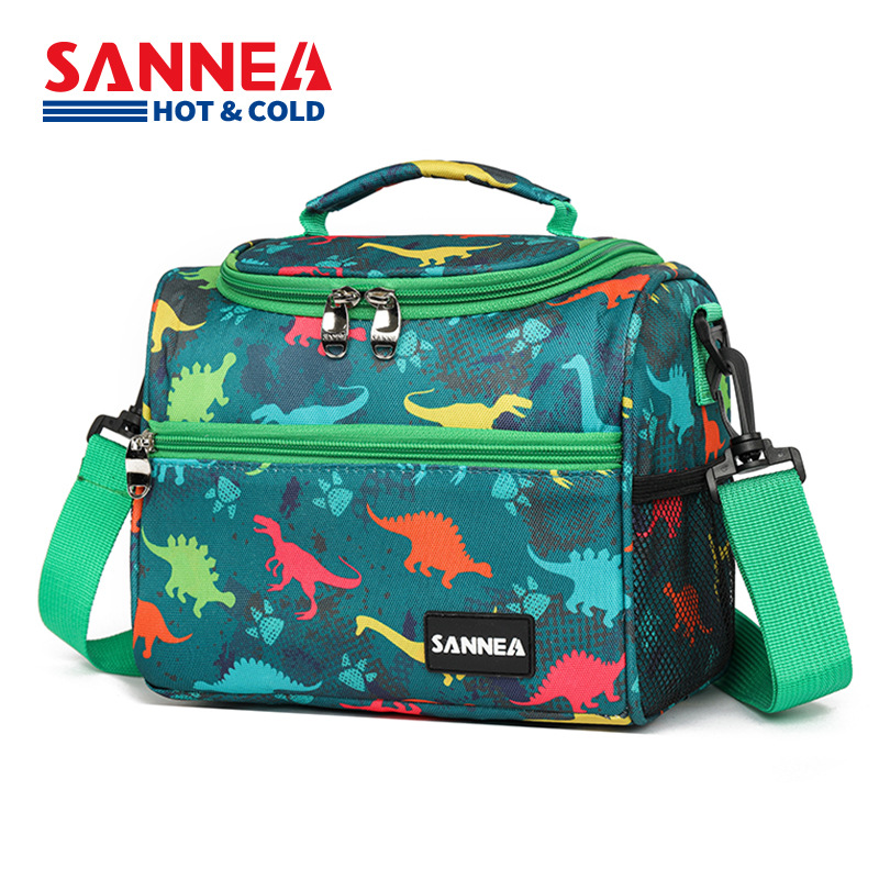 Three-energy cartoon portable insulated lunch box bag, cross-border insulated lunch bag, student hand-held lunch bag, children's meal bag in stock