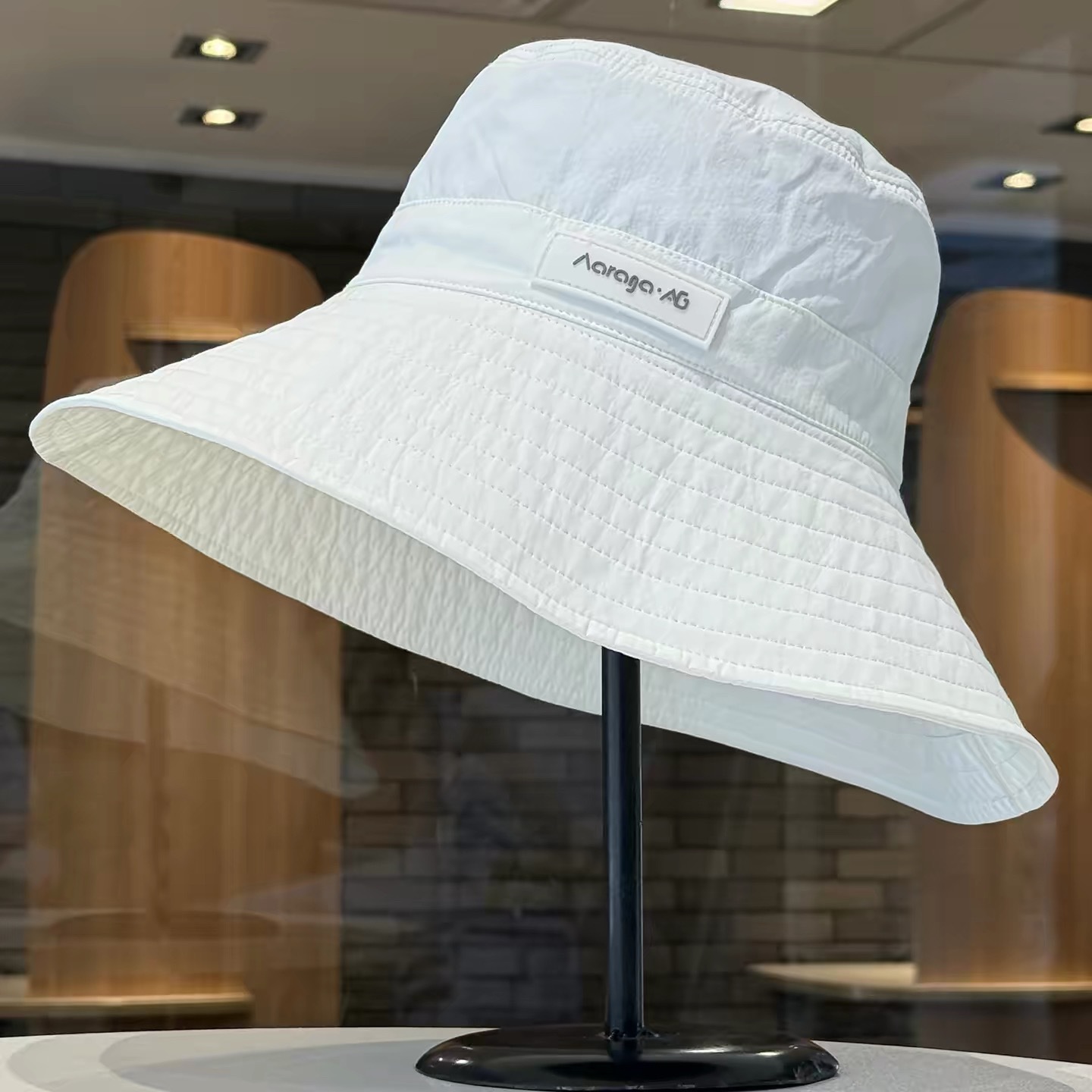 Li qin el mismo estilo cornija protector solar sombrero de pescador de secado rápido sombrero de visera plegable mujer verano transpirable al aire libre sombrero de cuenca de salida Application Scenario