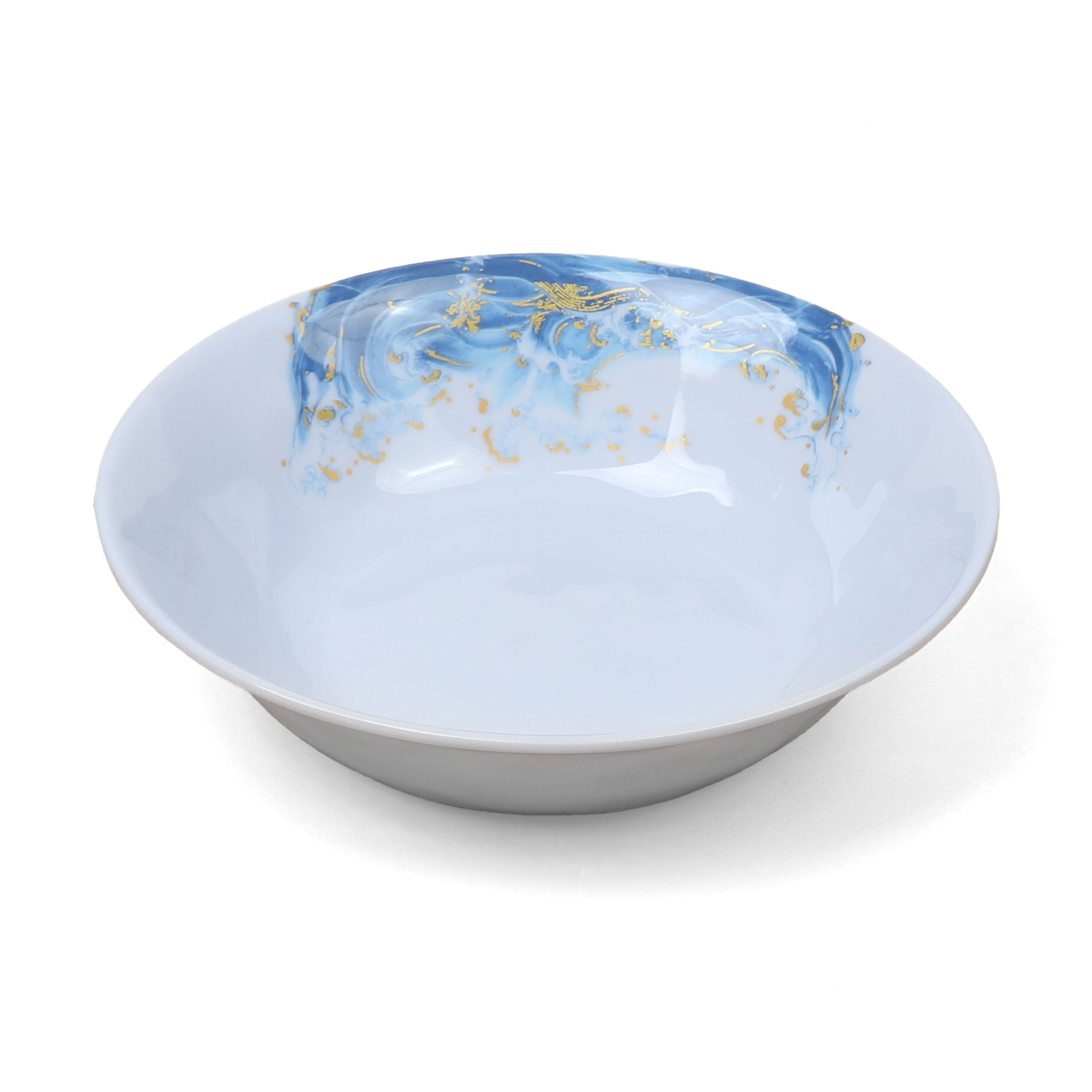 Melamine tableware for foreign trade, self-service round plates, bone plates, fast food restaurant stir-frying plates, hotel restaurant flat plates, deep plates for restaurants Application Scenario