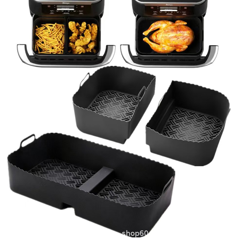跨境新款现货英国站适用于 Ninja AF500空气炸锅硅胶烤盘硅胶烤盘