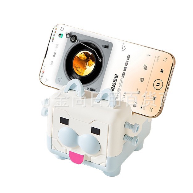 卡通兔子老虎桌面迷你收纳盒学生家用手机支架多功能卡通收纳盒子详情图5