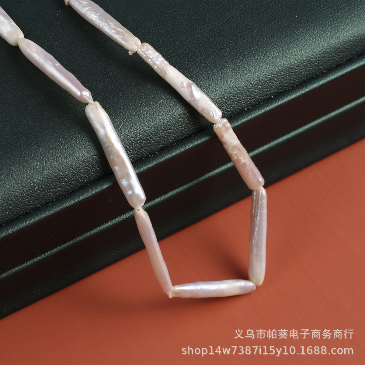 Natural pearl silver bar beads DIY jewelry accessories, handcrafted jewelry necklaces, wholesale and production Application Scenario